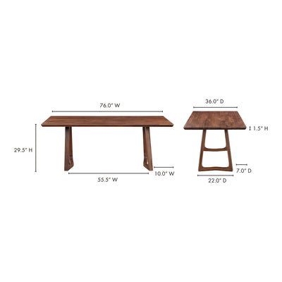 product image for silas dining table oak by bd la mhc bc 1098 18 13 92