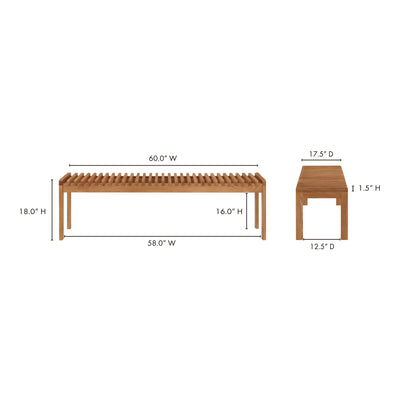 product image for Rohe Oak Bench 3 82