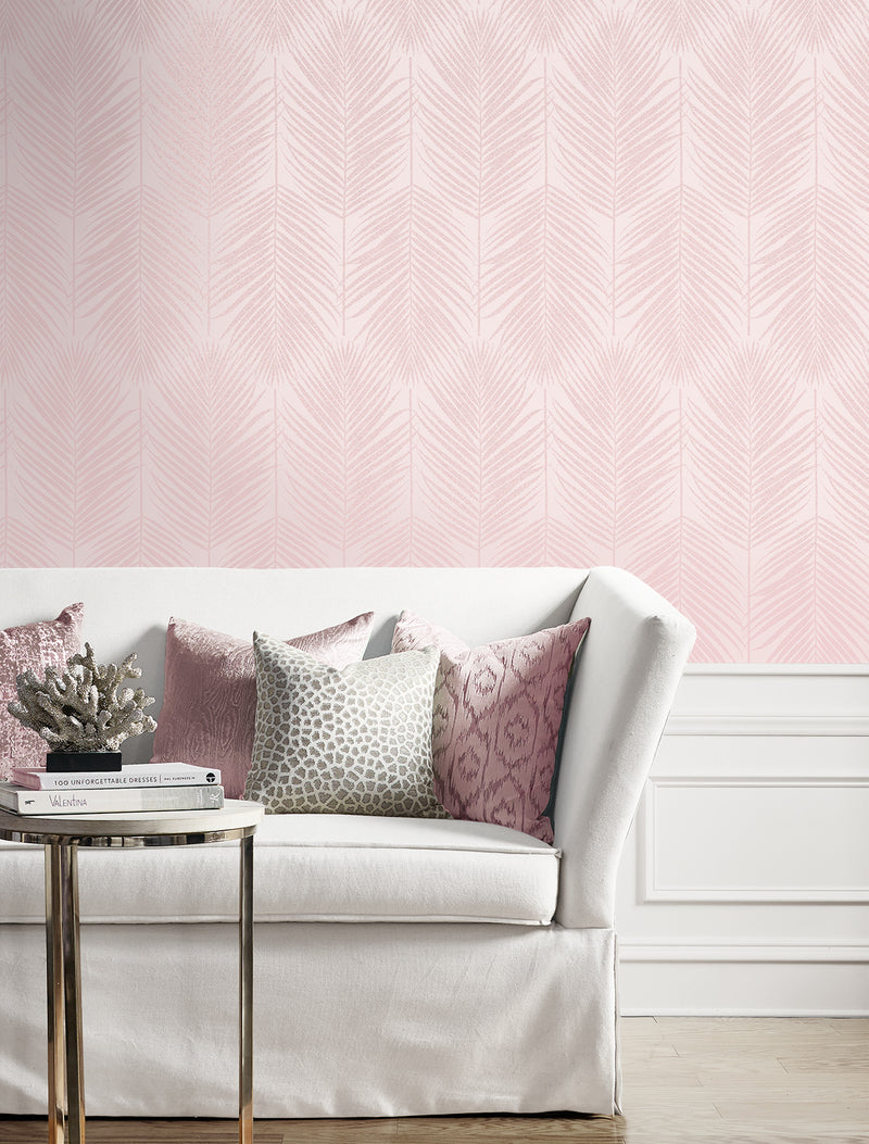 media image for Persei Palm Wallpaper in Blush 224