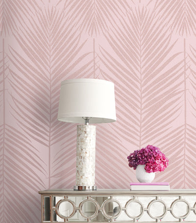 product image for Persei Palm Wallpaper in Blush 31