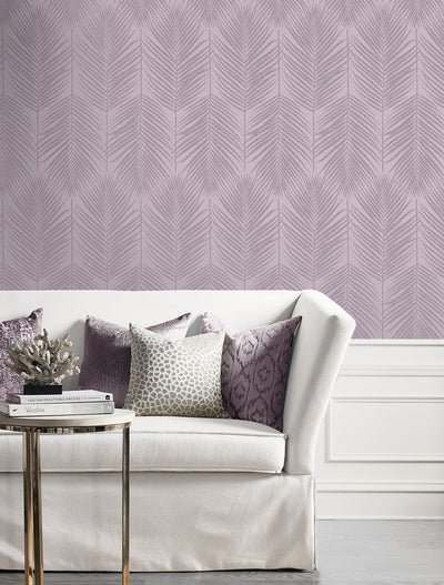 product image for Persei Palm Wallpaper in Lilac 40