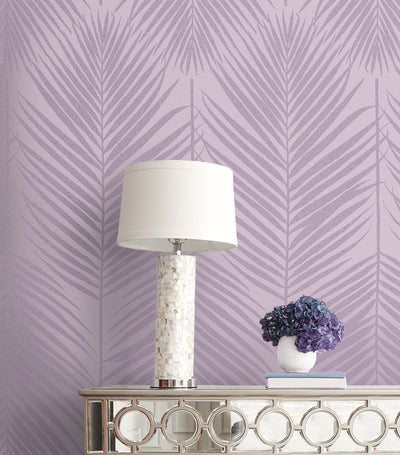 product image for Persei Palm Wallpaper in Lilac 39