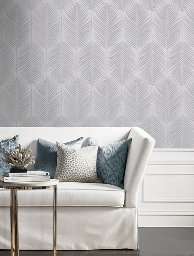 product image for Persei Palm Wallpaper in Nickel 62