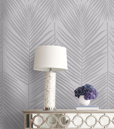 product image for Persei Palm Wallpaper in Nickel 13