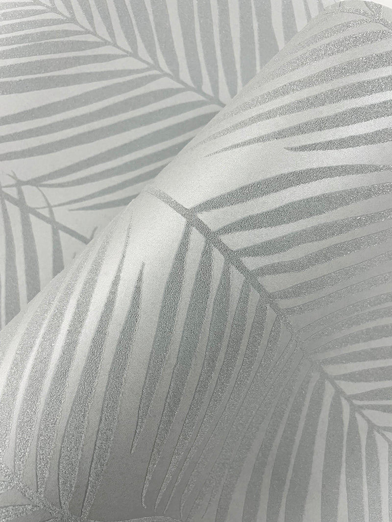 media image for Persei Palm Wallpaper in Nickel 299