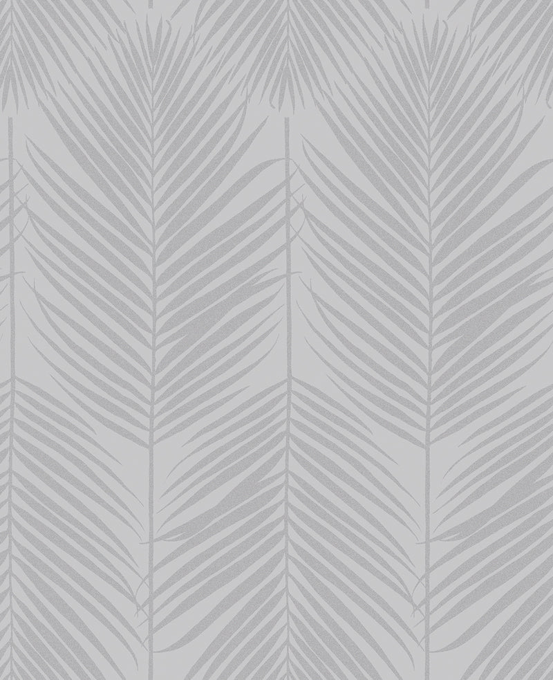 media image for Persei Palm Wallpaper in Nickel 215