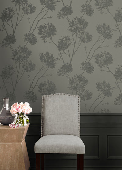 product image for Wild Grass Wallpaper in Zinc 62