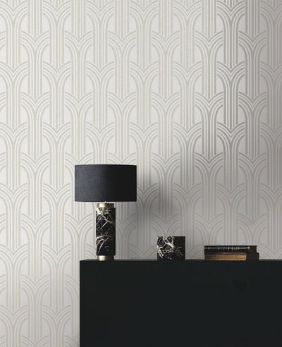 product image for Déco Arches Wallpaper in Pearlescent 43