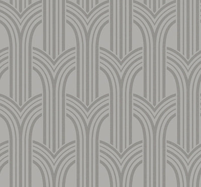 product image of Déco Arches Wallpaper in Nickel 575