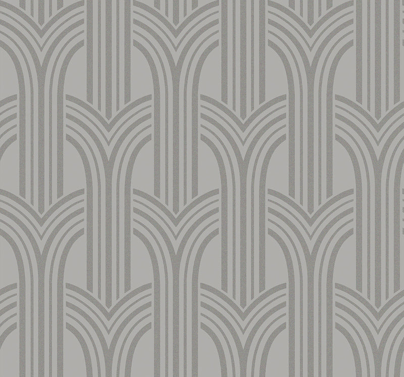 media image for Déco Arches Wallpaper in Nickel 251