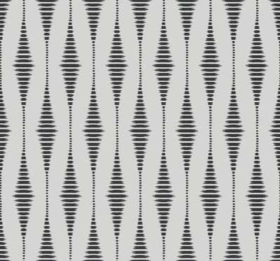 product image for Diamond Stripe Wallpaper in Nickel & Galaxy 9