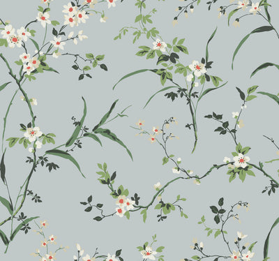 product image for Blossom Branches Wallpaper in Light Grey from the Blooms Second Edition 87