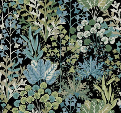 product image for Forest Floor Wallpaper in Black from the Blooms Second Edition 93