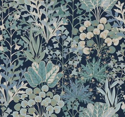 product image for Forest Floor Wallpaper in Navy from the Blooms Second Edition 26