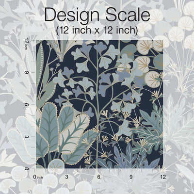 product image for Forest Floor Wallpaper in Navy from the Blooms Second Edition 14