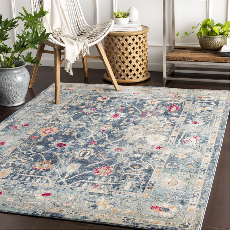 media image for Bohemian BOM-2305 Rug in Navy & Charcoal by Surya 250