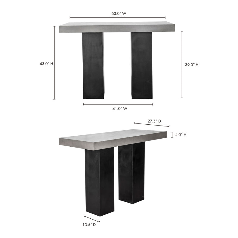 media image for Lithic Outdoor Bar Table 9 250