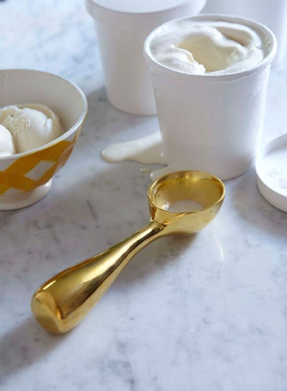 media image for brass dessert scoop design by sir madam 2 287