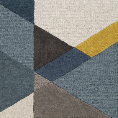 product image for Brooklyn BRO-2306 Hand Tufted Rug in Khaki & Bright Blue by Surya 90