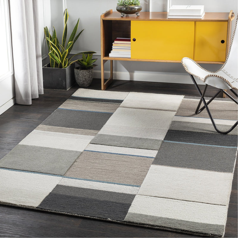 media image for Brooklyn BRO-2309 Hand Tufted Rug in Khaki & Taupe by Surya 227