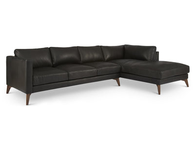 product image of Burbank Arm Right Sectional in Black 556