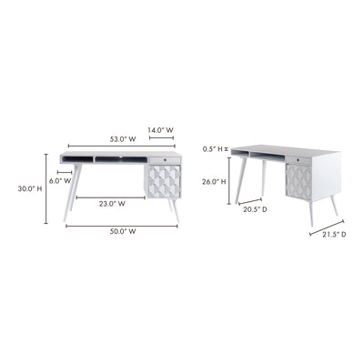 product image for o2 desk brown by bd la mhc bz 1024 24 14 1