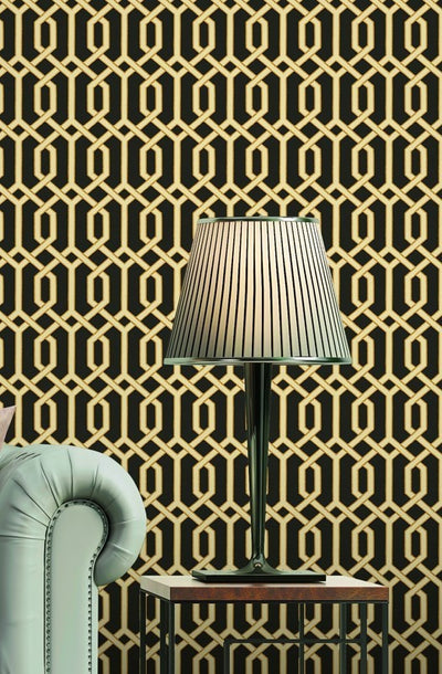 product image for Bea Textured Geometric Wallpaper by BD Wall 11