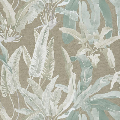 product image of Benmore Wallpaper in Eau De Nil and Gilver from the Ashdown Collection by Nina Campbell for Osborne & Little 541