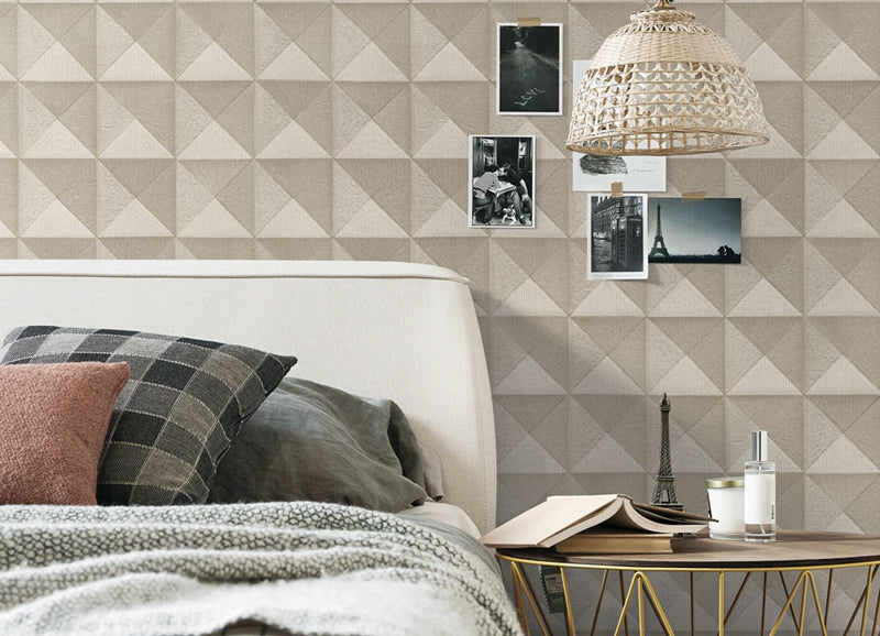 media image for Bethany Textured 3D Effect Wallpaper by BD Wall 224