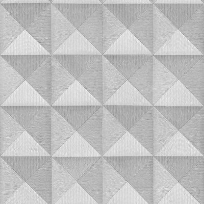 product image for Bethany Textured 3D Effect Wallpaper in Silver by BD Wall 53