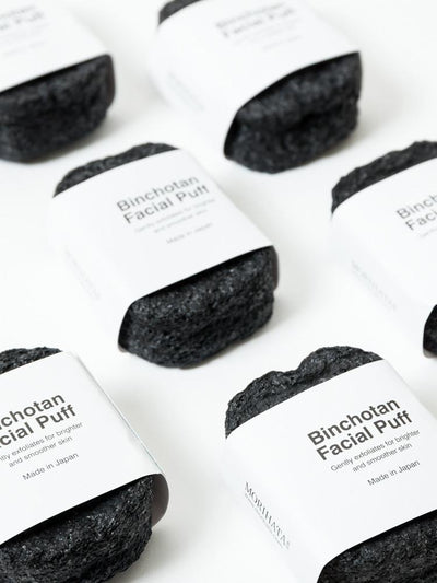 product image for Binchotan Charcoal Facial Puff design by Morihata 0