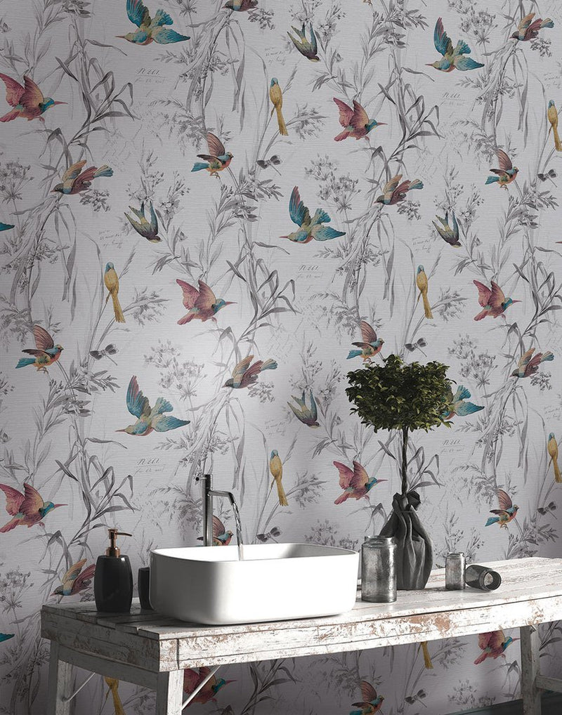 media image for Birds Of Paradise Wallpaper from the Sanctuary Collection by Mayflower Wallpaper 297