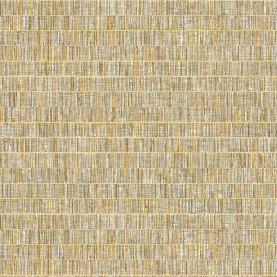 product image of Blue Grass Band Grasscloth Wallpaper in Ginseng from the More Textures Collection by Seabrook Wallcoverings 579