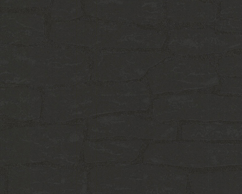 media image for Brick Wallpaper in Black design by BD Wall 282