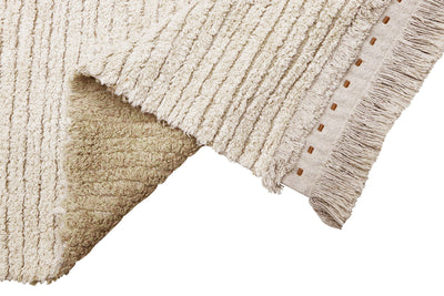 product image for reversible duetto sage washable rug by lorena canals c duet sge l 3 58