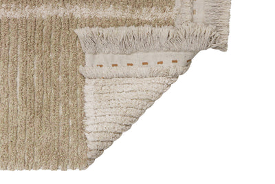product image for reversible duetto sage washable rug by lorena canals c duet sge l 17 58