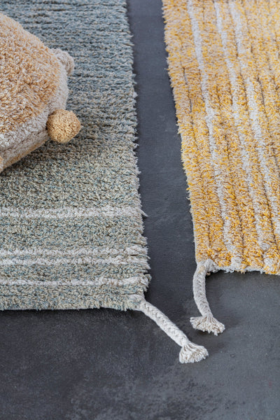 product image for reversible twin vintage blue washable rug by lorena canals c twin vbl xs 15 42