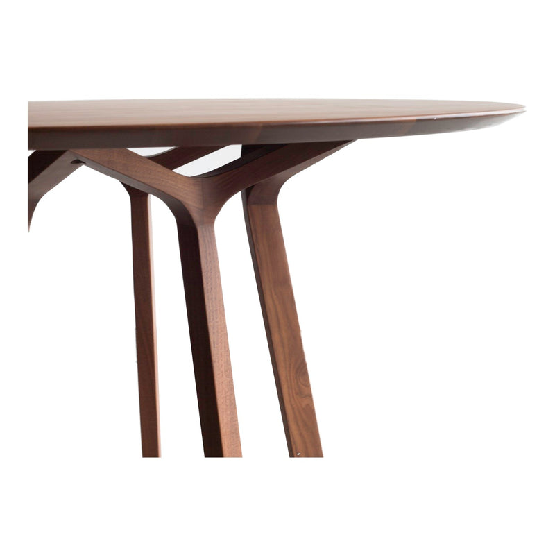 media image for Aldo Round Dining Table Walnut 2 275