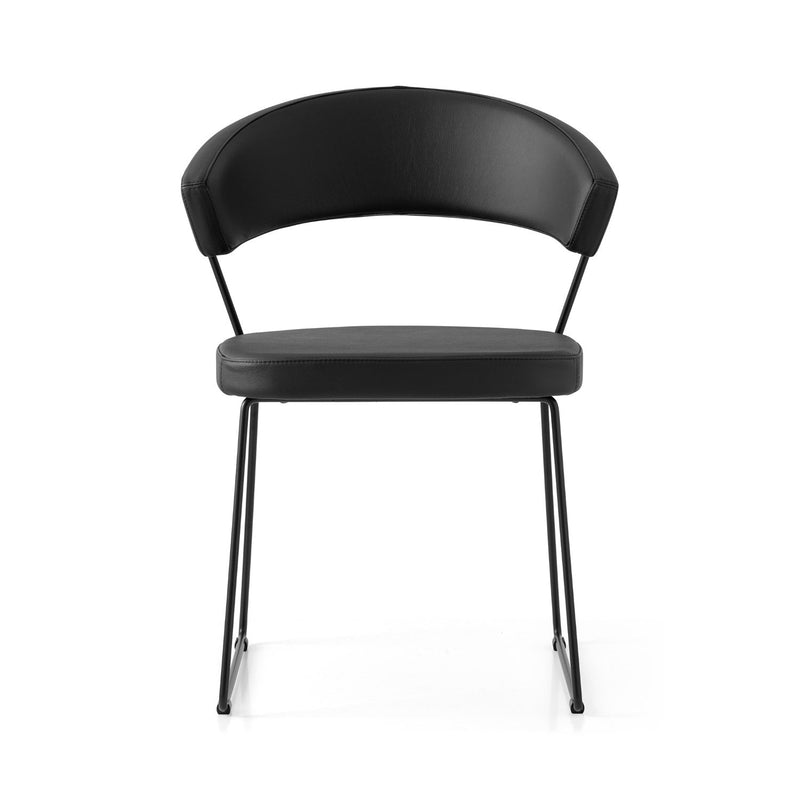 media image for new york black metal chair by connubia cb10220400156830000000a 2 248