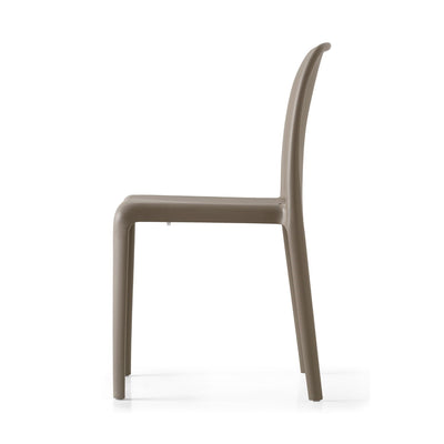 product image for bayo taupe polypropylene chair by connubia cb19830009000000000000a 3 8