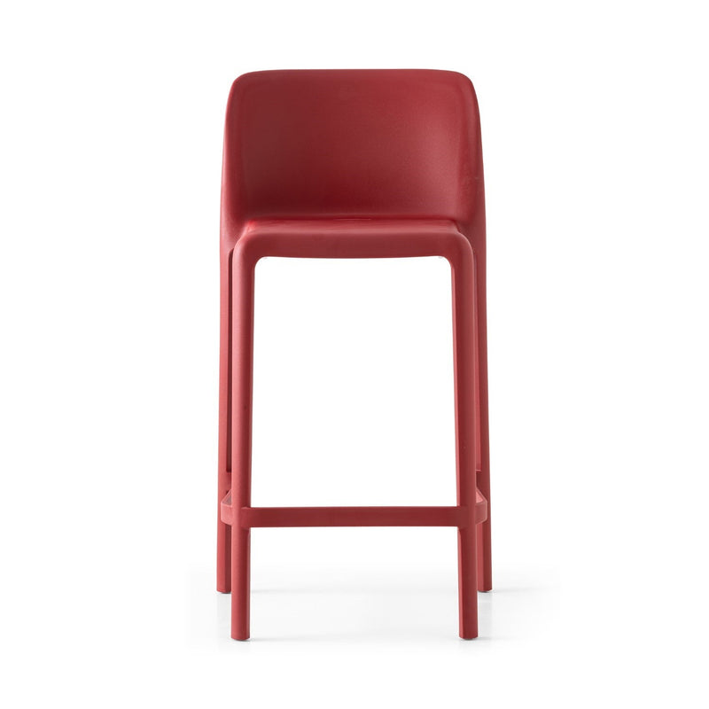 media image for bayo oxide red polypropylene counter stool by connubia cb198400003l0000000000a 2 293