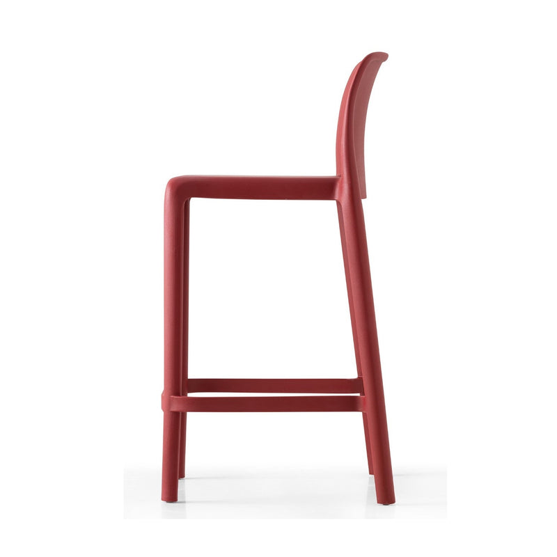media image for bayo oxide red polypropylene counter stool by connubia cb198400003l0000000000a 3 257
