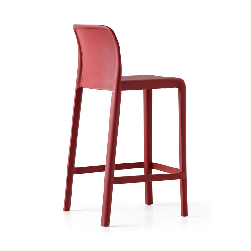 media image for bayo oxide red polypropylene counter stool by connubia cb198400003l0000000000a 4 23