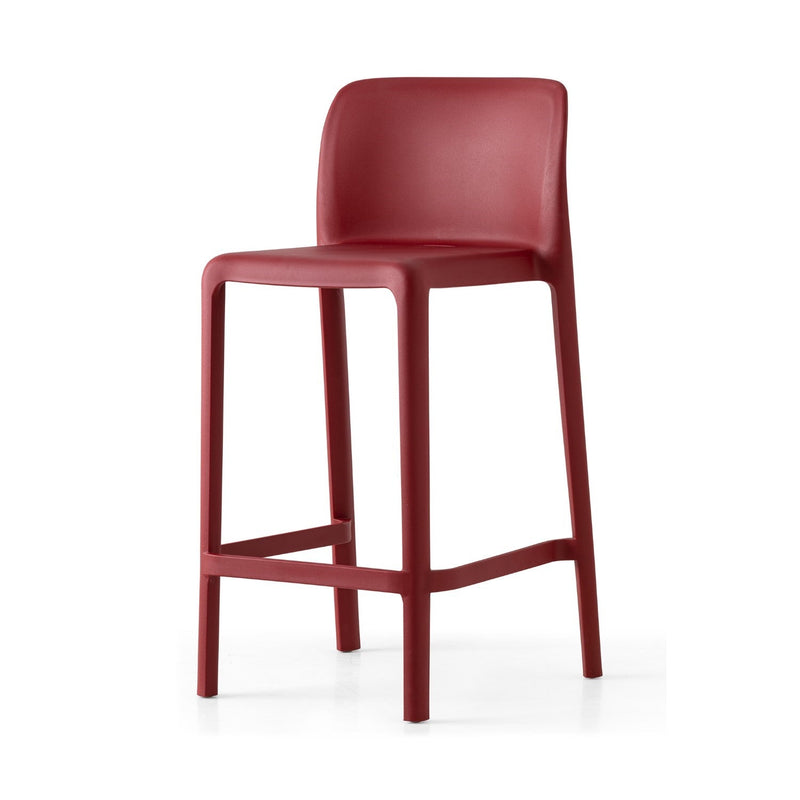 media image for bayo oxide red polypropylene counter stool by connubia cb198400003l0000000000a 1 228