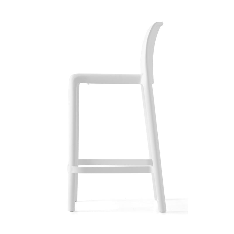 media image for bayo optic white polypropylene counter stool by connubia cb19840000940000000000a 3 267