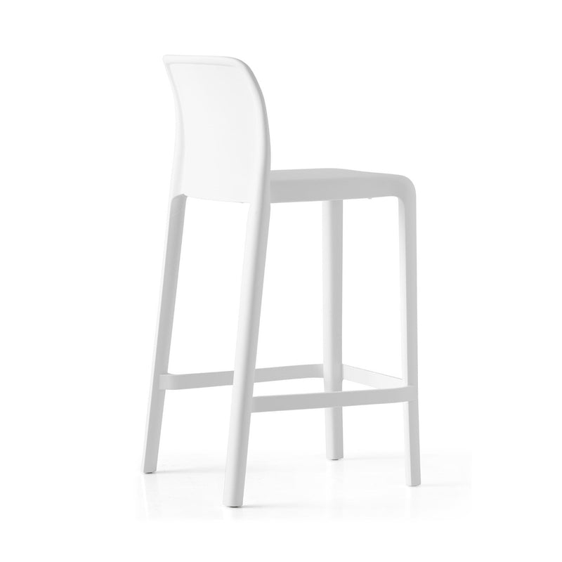 media image for bayo optic white polypropylene counter stool by connubia cb19840000940000000000a 4 245