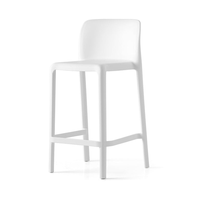 media image for bayo optic white polypropylene counter stool by connubia cb19840000940000000000a 1 284