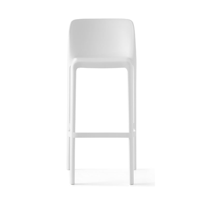 media image for bayo optic white polypropylene bar stool by connubia cb19850000940000000000a 2 230