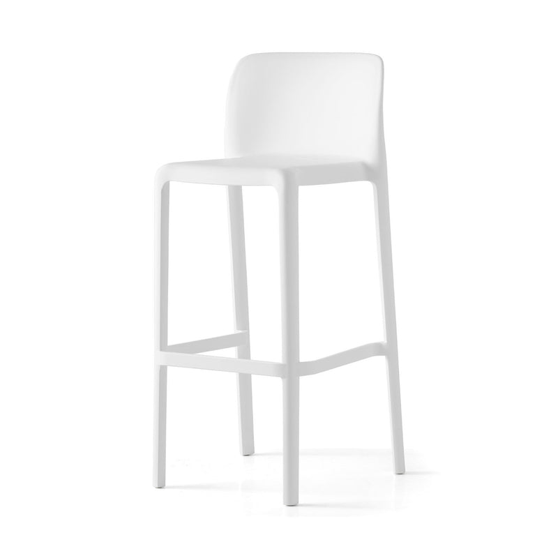 media image for bayo optic white polypropylene bar stool by connubia cb19850000940000000000a 1 222