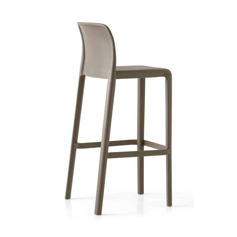 media image for bayo taupe polypropylene bar stool by connubia cb19850009000000000000a 4 230